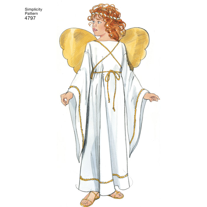 4797 Boy's & Girl's Nativity Costumes. Size: S-L (2-12 y)