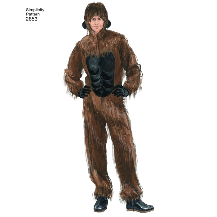 2853 Adult Animal Costumes. Size: XS-XL