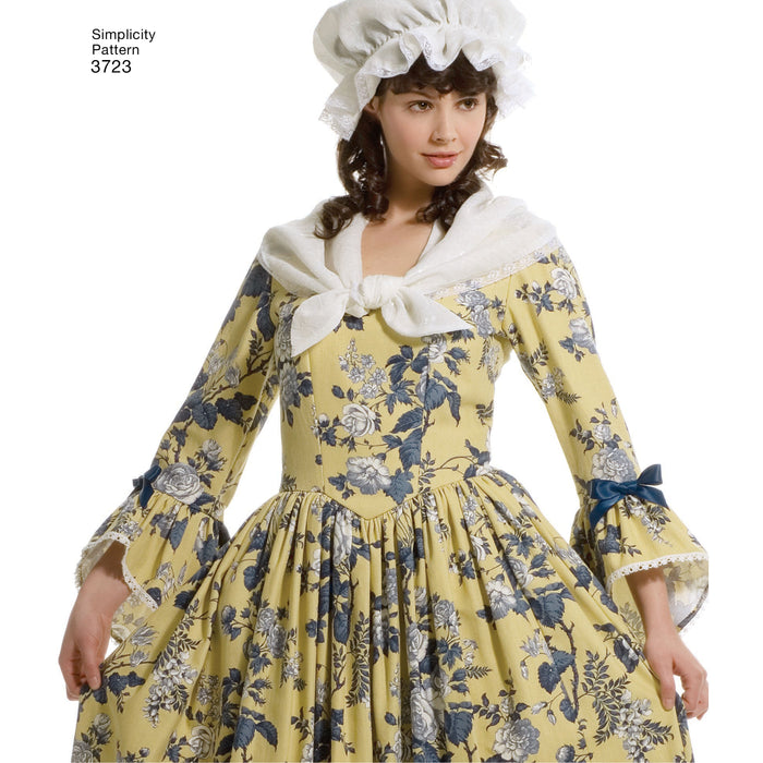 3723 Misses' Costume Dresses. Size: 32-48
