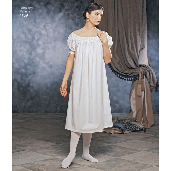 1139 Misses' Civil War Undergarments. Size: 32-46
