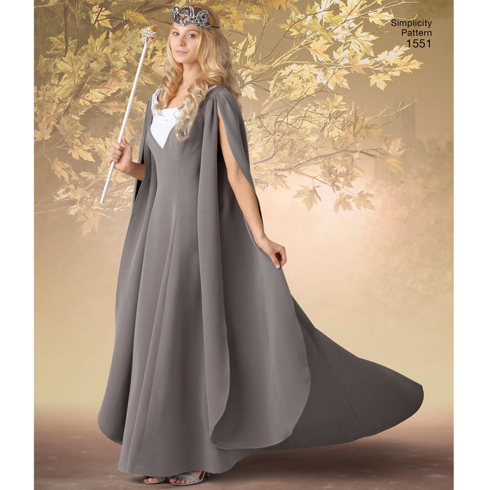 1551 Misses' Costumes. Size: 34-50