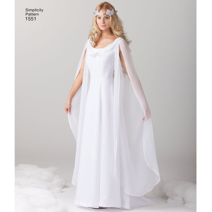 1551 Misses' Costumes. Size: 34-50