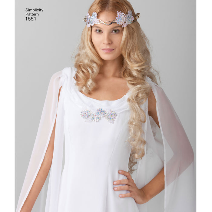 1551 Misses' Costumes. Size: 34-50