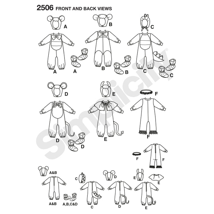 2506 Toddler Costumes. Size: 6 m-4 y
