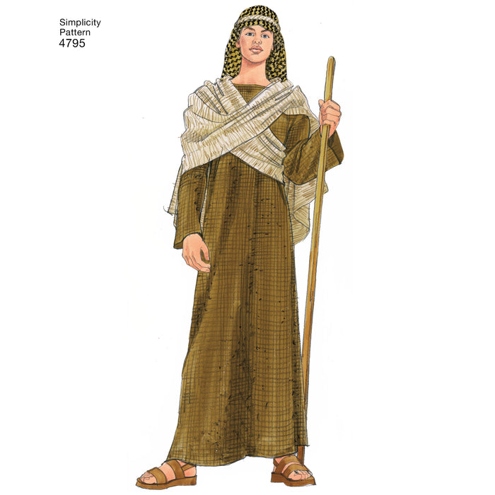 4795 Misses', Men's & Teen's Costumes. Size: XS-XL