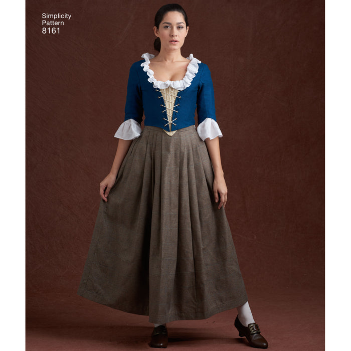8161 Misses' 18th Century Costumes. Size: 32-48