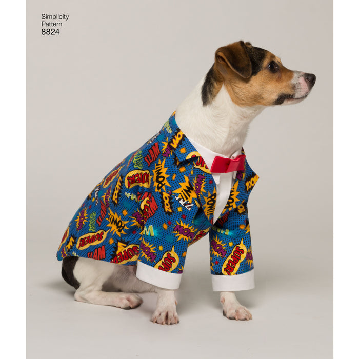 8824 Dog Coats in Three Sizes. Size: S-L
