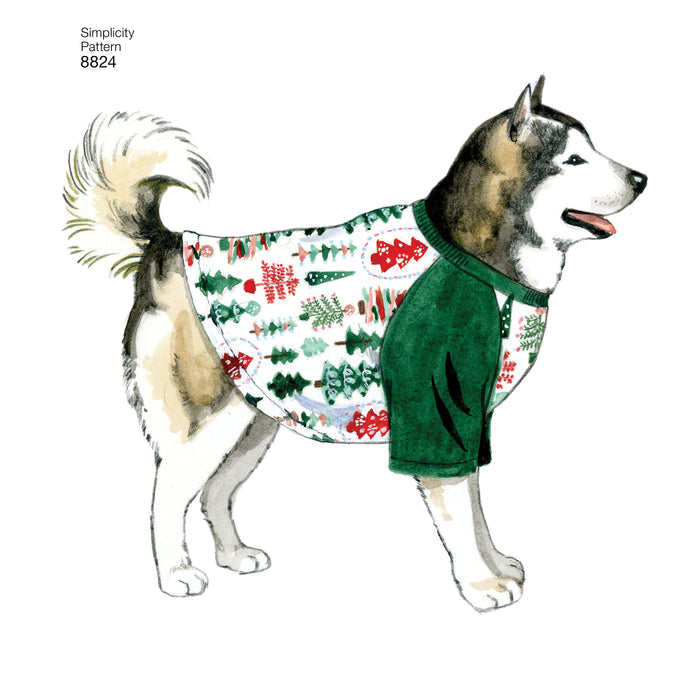 8824 Dog Coats in Three Sizes. Size: S-L