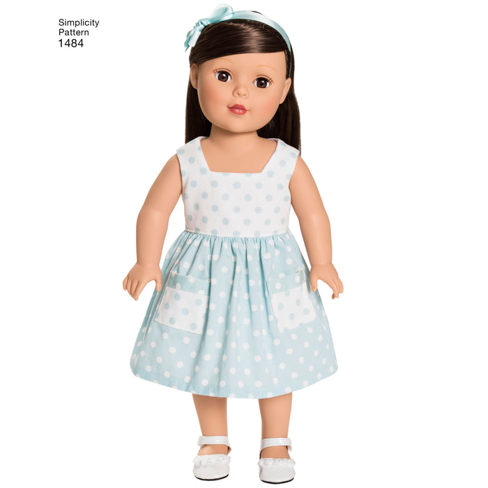 1484 18" Doll Clothes. Size: One Size