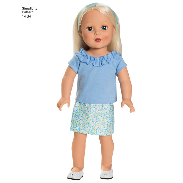 1484 18" Doll Clothes. Size: One Size