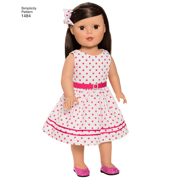 1484 18" Doll Clothes. Size: One Size
