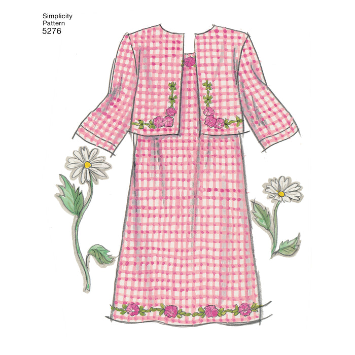 5276 for 18" Doll Clothes. Size: One Size