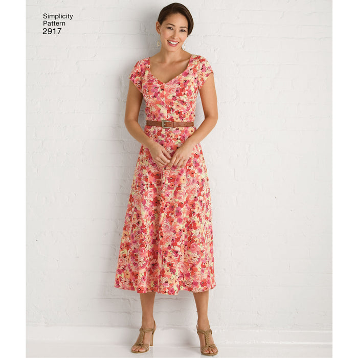 2917 Misses' & Plus Size Dresses. Size: 36-54