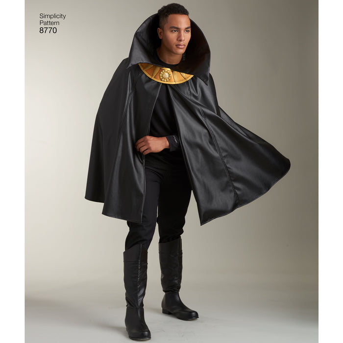 8770 Unisex Costume Capes. Size: One size