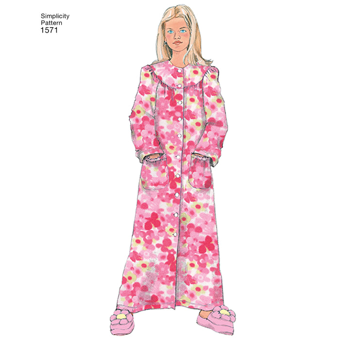 1571 Child's and Girl's Loungewear Separates. Size: 3-14 y