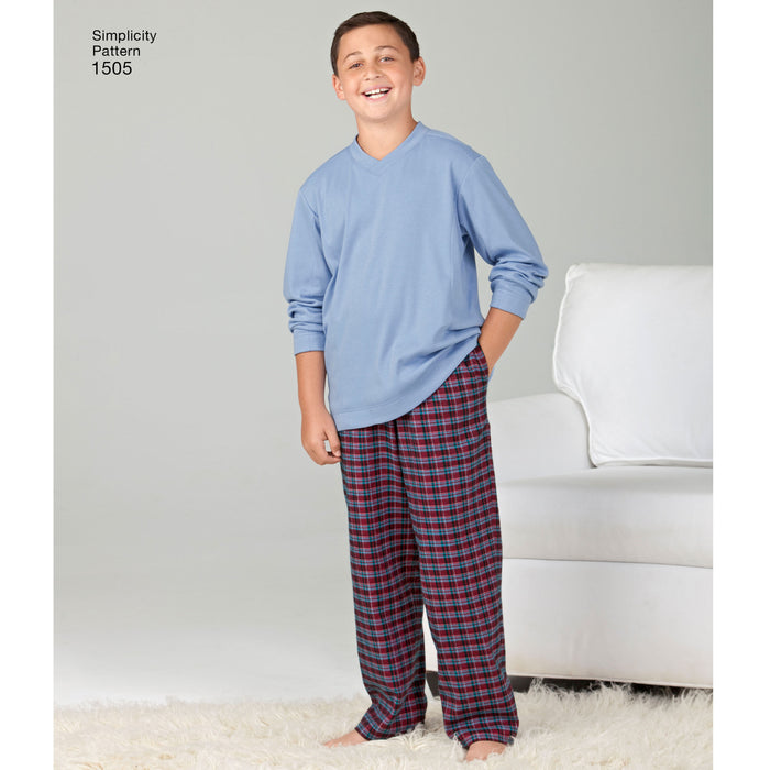 1505 Husky Boys' & Big & Tall Men's Tops and Pants. Size: S-L / XL-XXXXXL