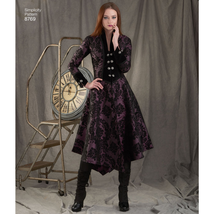 8769 Misses' Costume Coats. Size: 32-48