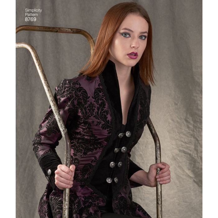 8769 Misses' Costume Coats. Size: 32-48