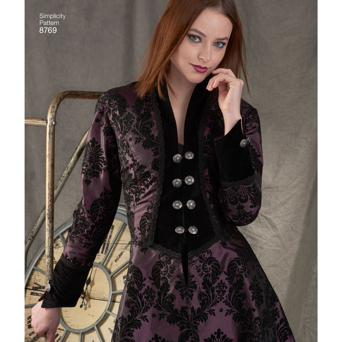 8769 Misses' Costume Coats. Size: 32-48