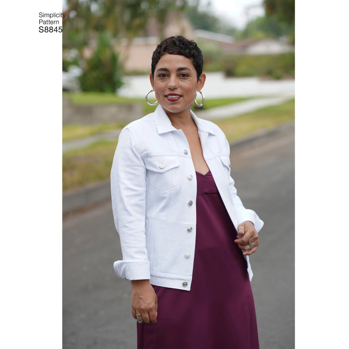 S8845 Mimi G Misses', Men's and Teens' Jean Jacket. Size: XS-XL