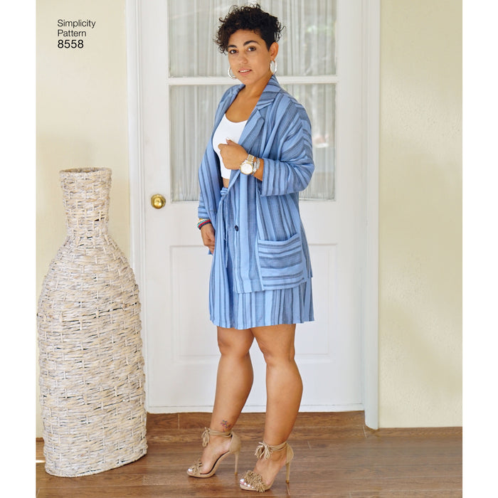 8558 Misses' Separates by Mimi G Style. Size: 32-50