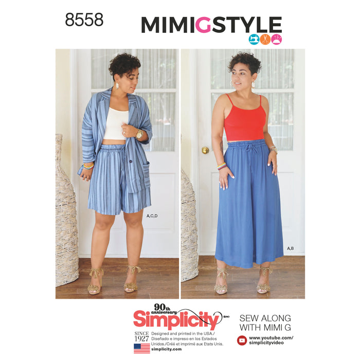 8558 Misses' Separates by Mimi G Style. Size: 32-50
