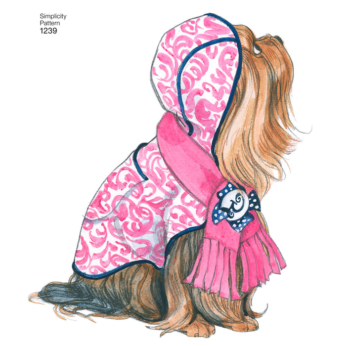 1239 Dog Coats in Three Sizes. Size: S-L