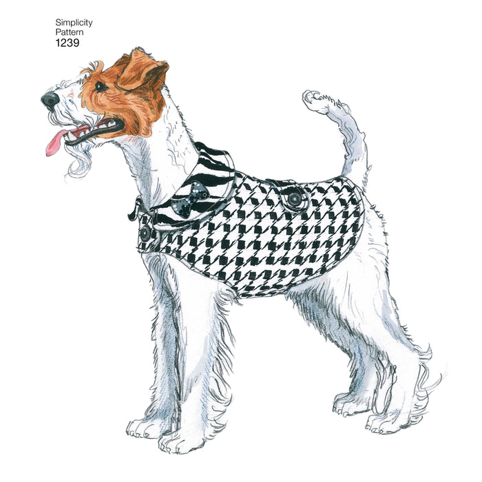1239 Dog Coats in Three Sizes. Size: S-L