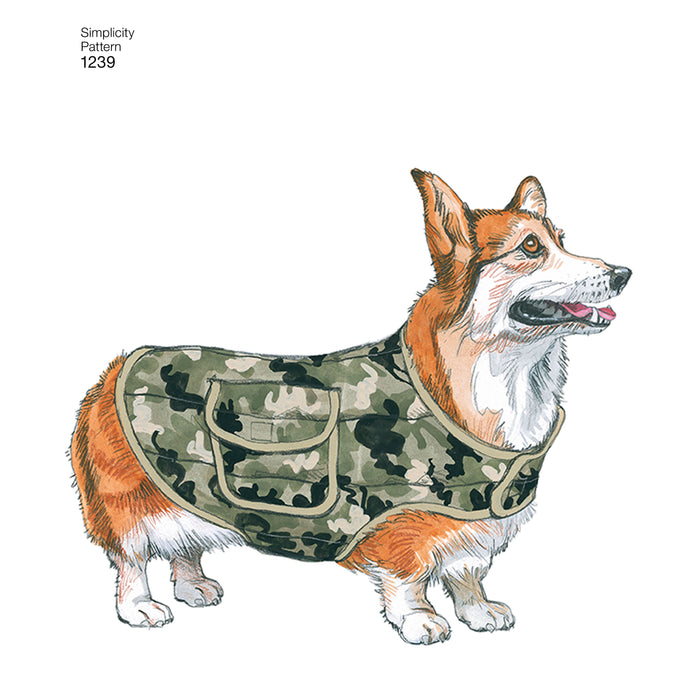 1239 Dog Coats in Three Sizes. Size: S-L