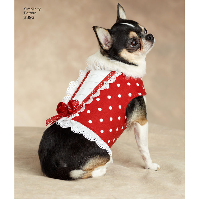 2393 Dog Clothes. Size: XXS-M