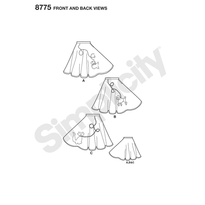 8775 Misses' Costumes. Size: 32-48