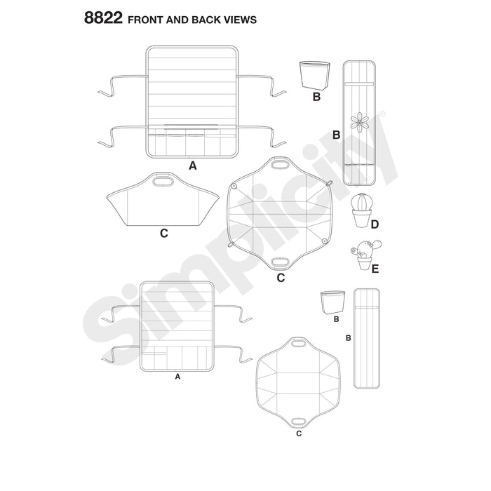 8822 Sewing Room Accessories. Size: One size