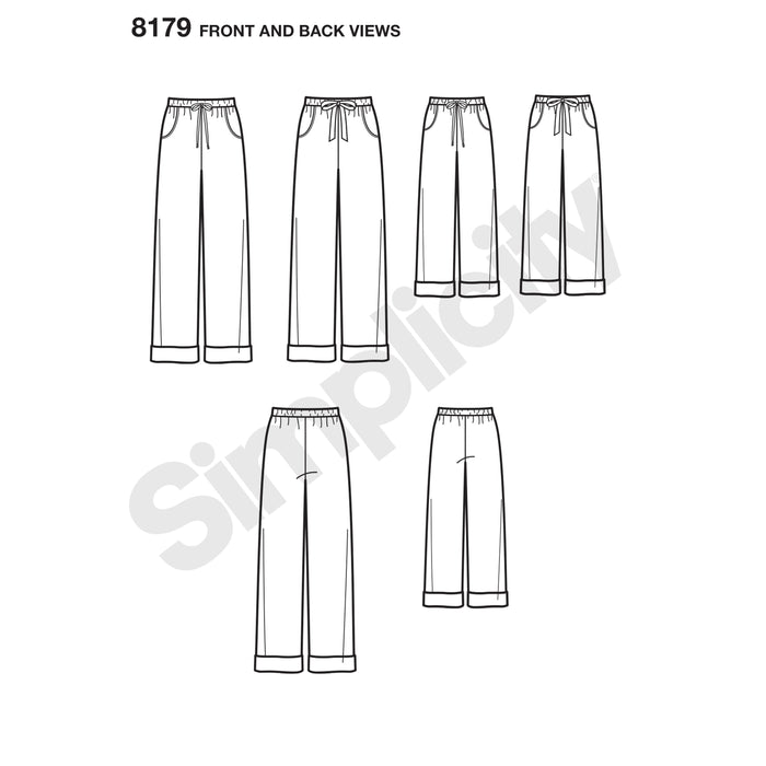 8179 Child, Teen and Adult Lounge Pants. Size: Kid´s XS-L (4-16 y) / Adults XS-XL