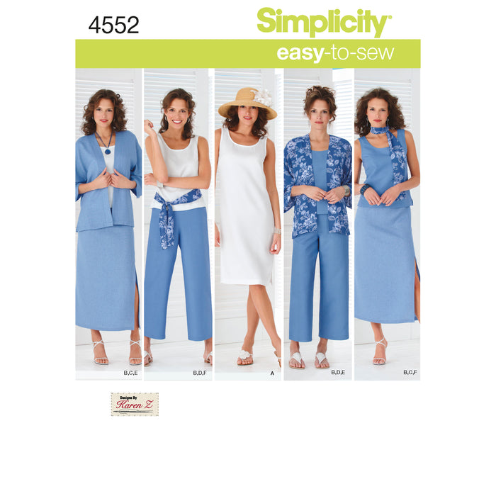 4552 Misses' & Plus Size Sportswear. Size: 36-54