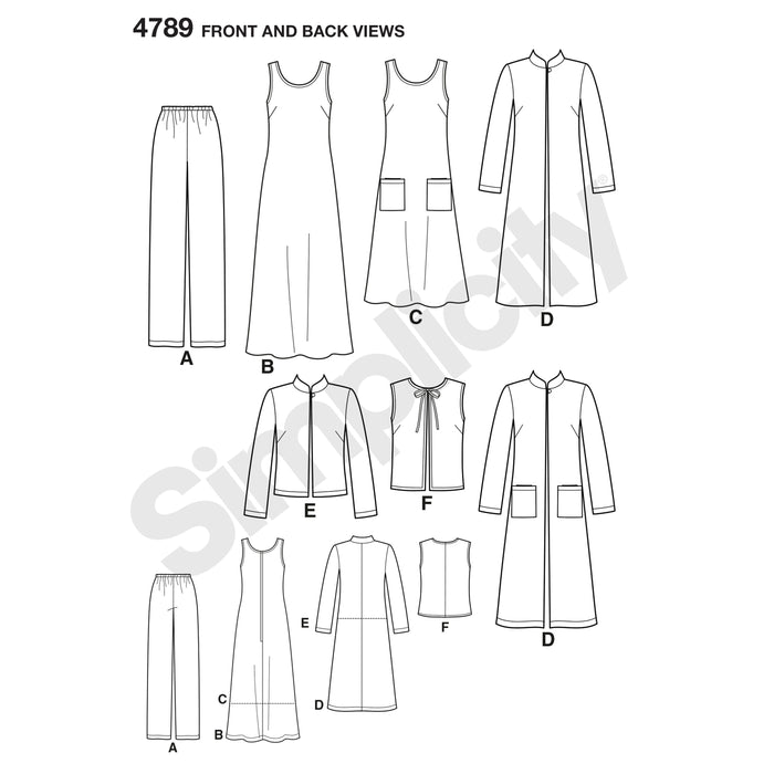 4789 Misses' & Plus Size Sportswear. Size: 36-54