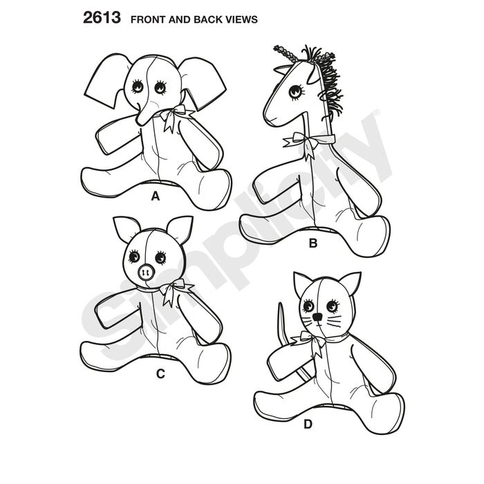 2613 Crafts: Stuffed Animals. Size: One Size