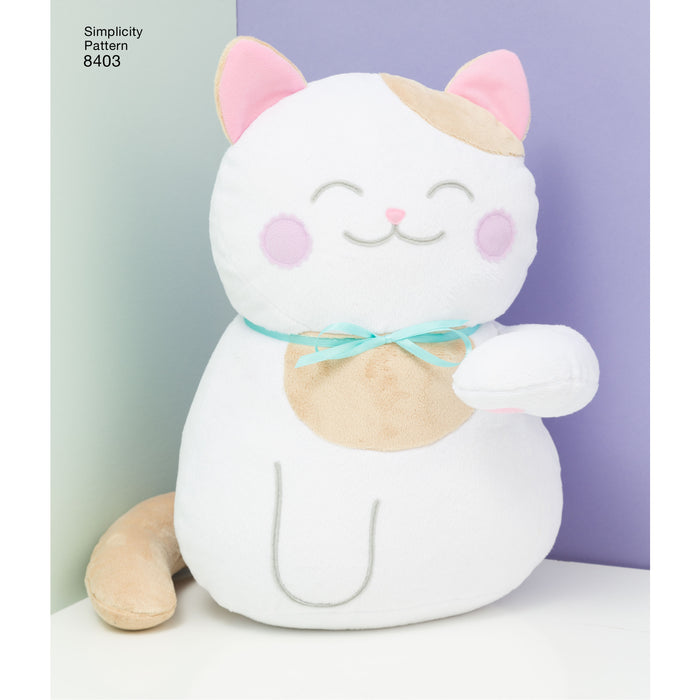 8403 Stuffed Kitties. Size: One Size
