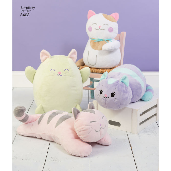8403 Stuffed Kitties. Size: One Size
