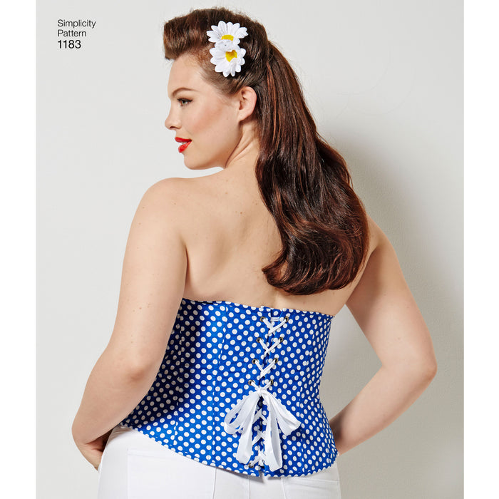 1183 Misses' and Plus Size Corsets. Size: 36-54