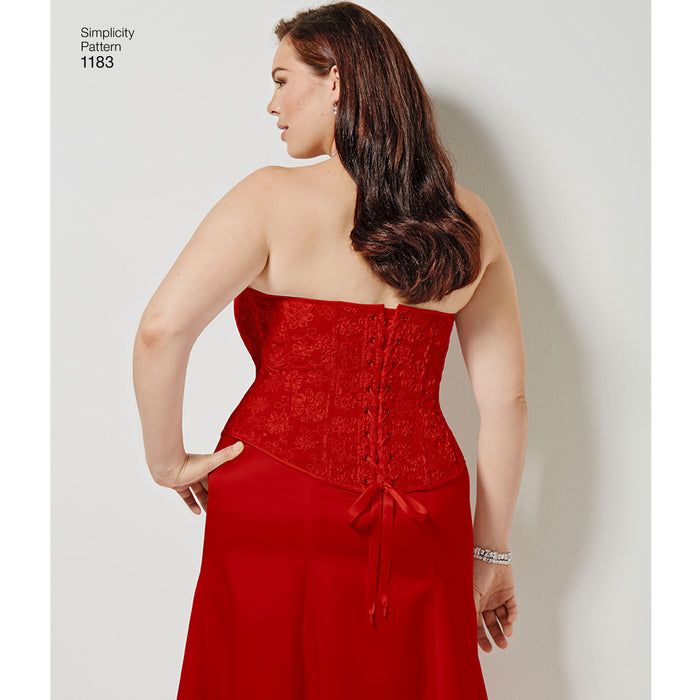 1183 Misses' and Plus Size Corsets. Size: 36-54