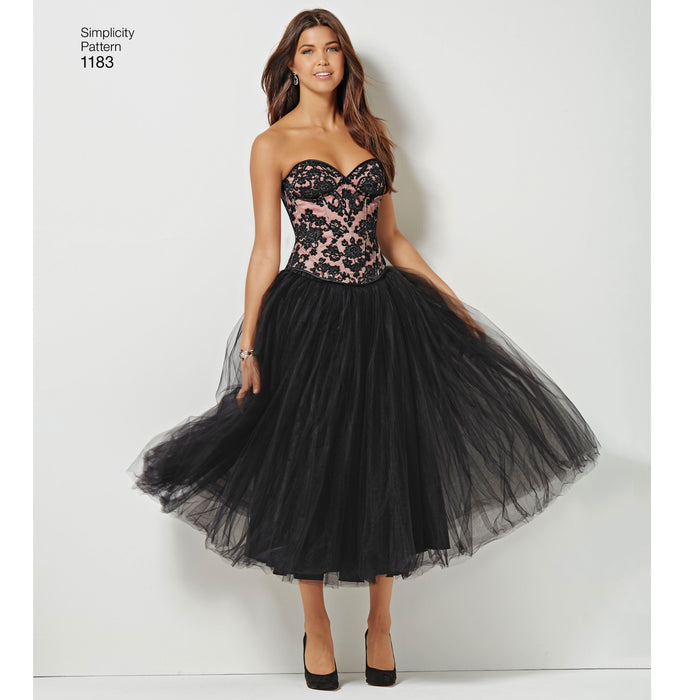 1183 Misses' and Plus Size Corsets. Size: 36-54