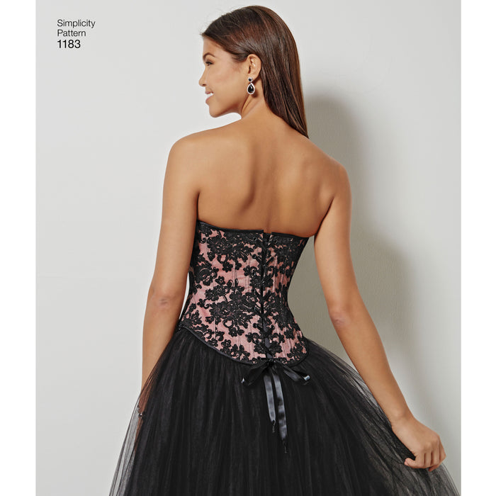 1183 Misses' and Plus Size Corsets. Size: 36-54