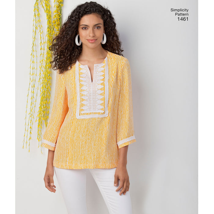 1461 Misses' & Plus Size Tunic. Size: 36-54