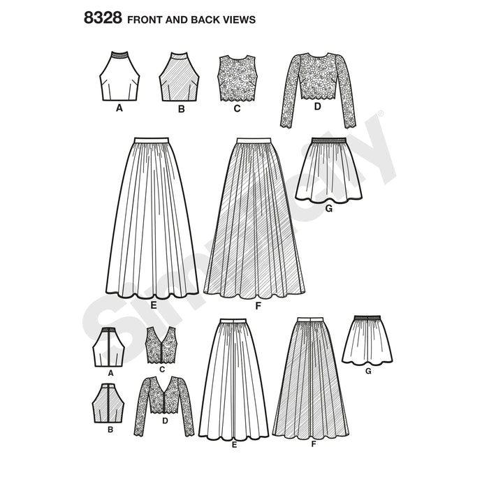 8328 Misses' Special Occasions Dress. Size: 30-46