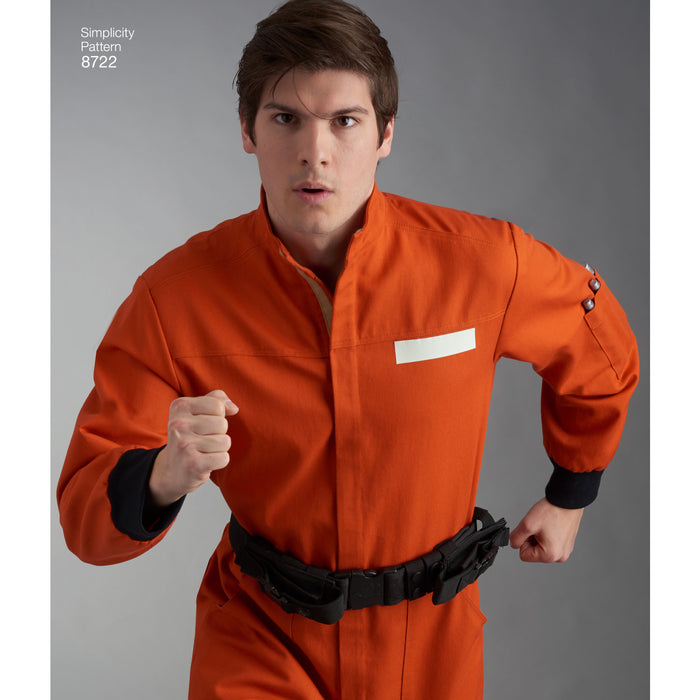 8722 Misses', Men's, and Teens' Costumes. Size: XS-XL