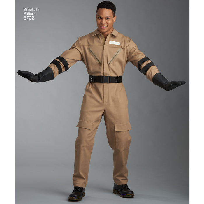 8722 Misses', Men's, and Teens' Costumes. Size: XS-XL