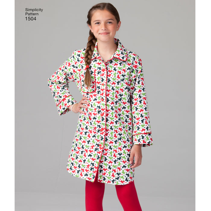 1504 Child's, Teens' and Adults' Loungewear. Size: Kid´s XS-L (4-16 y) / Adults XS-XL