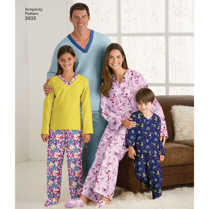 3935 Child's, Teens' & Adults' Cozywear. Size: Kid´s XS-L (4-16) / Adults XS-XL
