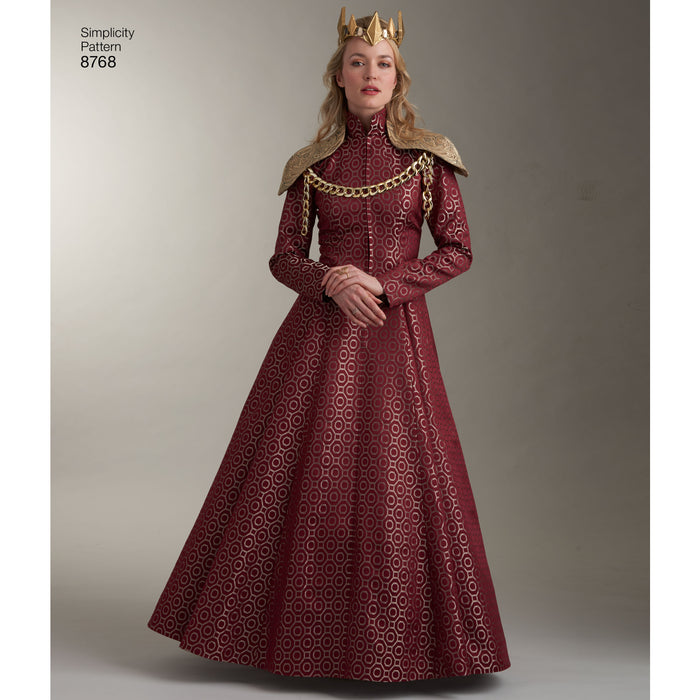 8768 Misses' Fantasy Costumes. Size: 32-48